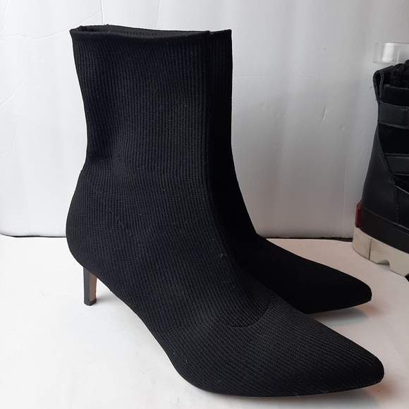 veronica beard stretch knit bootie